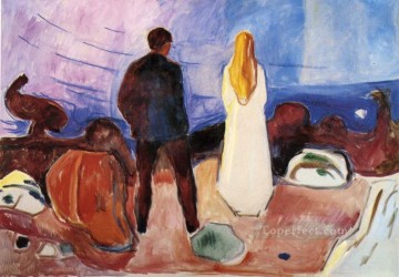 Expresionismo Painting - los solitarios 1935 Edvard Munch Expresionismo